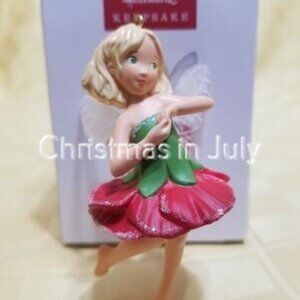 Hallmark 2023 Carnation Fairy Messengers series Christmas Ornament